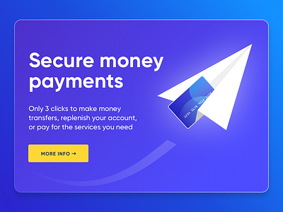 Payment Service Illustation banner card design finance illustration paper plane startup ui visual