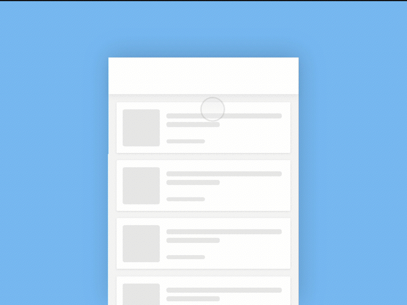 Refresh interaction card interaction list motion design principle ui