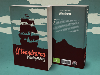 Book Cover Design - The Emigrants adobe book book cover cover art design digital design negative space photoshop pocket