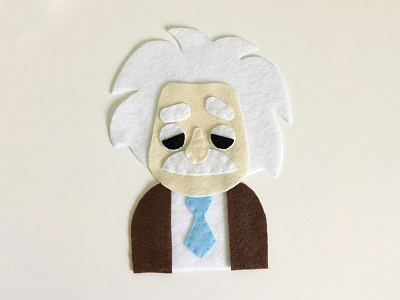 Felt Einstein apparel clothing craft einstein felt handmade science sewing