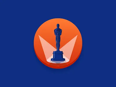 Achievement: Oscar 🏆 achievement badge game hit illustration ios mobile oscar success trophy