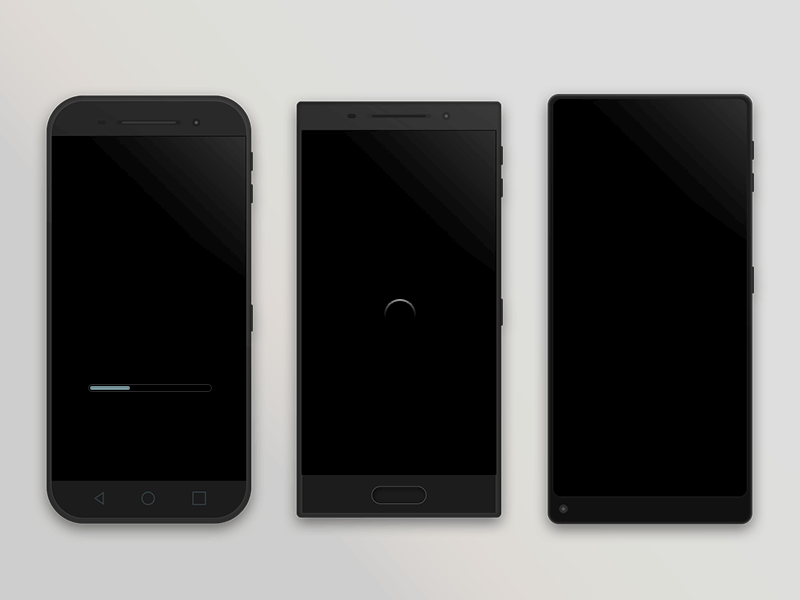 Loading Phones animations illustration loading mockups phone