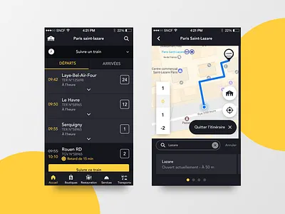SNCF Gares&Connexions App app application ios sncf station train