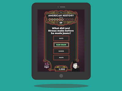 Rick Harrison's Trivia Challenge app design ui ux