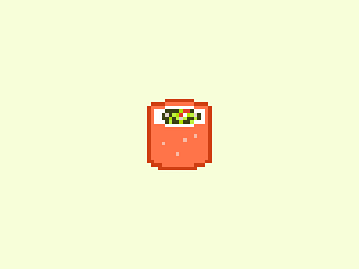 Sushi 8 bit food retro sushi