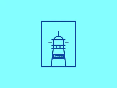 Daily logo challenge 31/50 - Lighthouse beacon branding clean dailylogo dailylogochallenge lighthouse lineart logo simple stroke thick vector