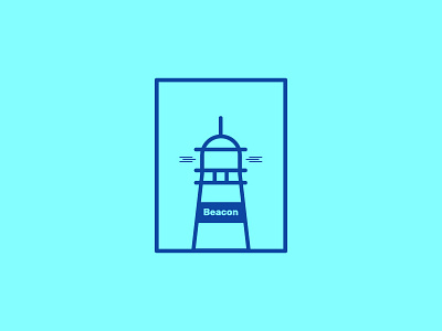 Daily logo challenge 31/50 - Lighthouse beacon branding clean dailylogo dailylogochallenge lighthouse lineart logo simple stroke thick vector