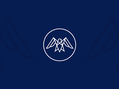 Polygonal Bird bird design eagle logo minimalistic polygonal