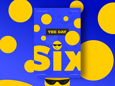 Day Six of Dribbble Experience count the day creative elephant dribbble experience poster