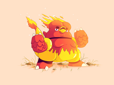 Magmar | #126 126 gaming illustration magmar nintendo pokemon