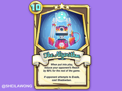 The Algorithm adobe algorithm facebook game gamedesign hearthstone illustrator instagram mobilegame social vector videogame