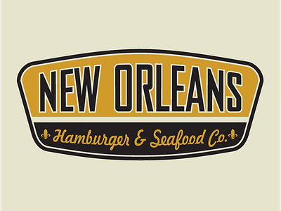 New Orleans Hamburger And Seafood hamburger new orleans restaurant retro seafood