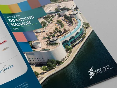 Downtown Madison Inc. Annual Report annual report art direction brochure print