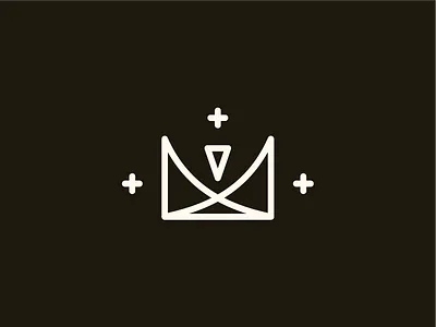 The Crown branding crown icon logo stars