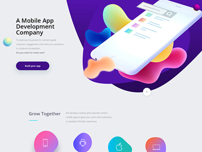 Mobile App Development app development fluid mobile ui ui ux ux web design web template web ui ux