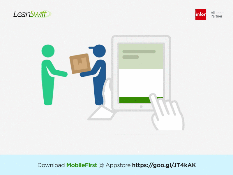 Proof Of Delivery - MobileFirst inform3 inform3marketplace leanswift products mobile app mobile erp mobile prototype mobile ui mobile ui design mobile ux design mobile warehouse solution mobilefirst proof of delivery