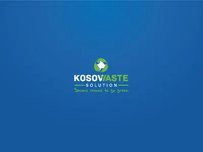 KosoWaste - Solution brand green kosova logo solution waste