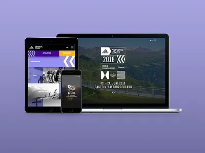 Adidas Infinite Trails Worldchampionship design mobile mobile first screen ux web