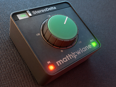 Audio App UI in 3D 3d app audio knob plugin ui