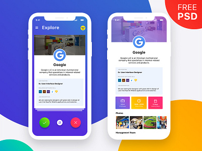 Job App Freebie UI app design download free freebie iphonex job minimal pixel psd ui ux