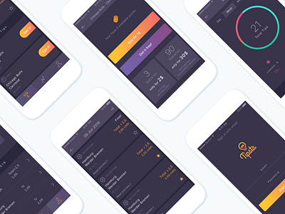 Tipsta iOS App apple app，ux，ui，ios，iphone design graphic icon interface layout mobile screens