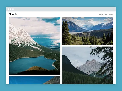 Scenic – WordPress Portfolio Theme blog photography portfolio theme wordpress