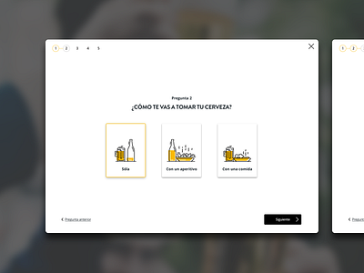 Wizard barcelona beer bottle craft beer ecommerce icon icon set modal online store step by step wizard
