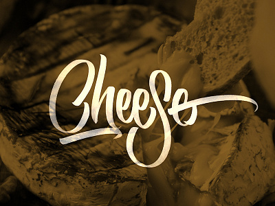 Cheese lettering