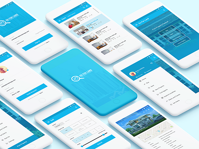 Go For Land Real Estate App Design android app application design experience interface ios property realestate ui user ux