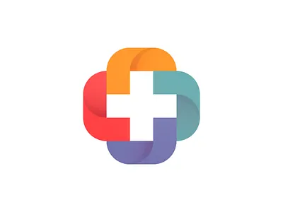 Cross 8 cross health hospital logo mark medical symbol