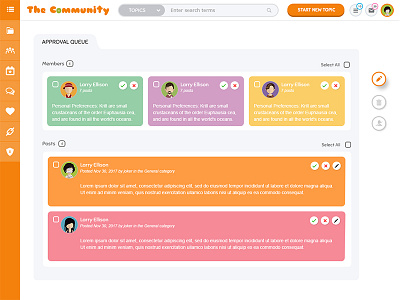 Playtime - Web App - Approval Queue app dashboard design experience interface ios mobile tasks ui user ux uxdesign