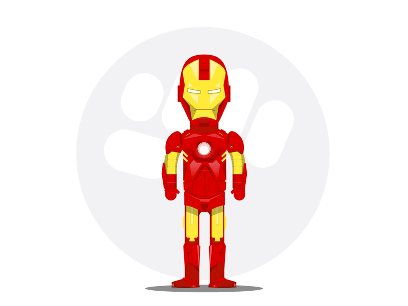 Ironman aftereffects comics illustration iron man