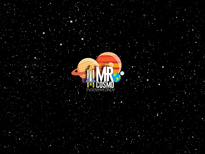 Сover on youtube channel art astronaut branding design drawing illustration logo planets space vector