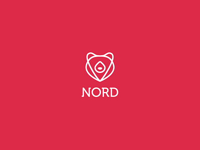 Nord Bear bear logo logotype nord