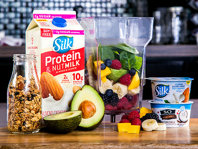 Smoothie Recipe food photography silk so delicious whitewave