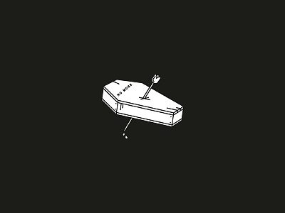 No More coffin dark death flower no more