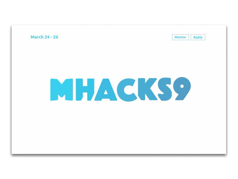 Mhacks9landingpage hackathon landing page mhacks