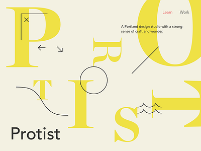 Protist personal website yellow