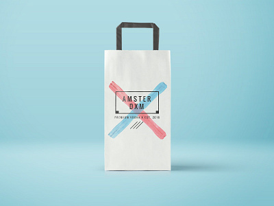 AMSTERDXM bag branding