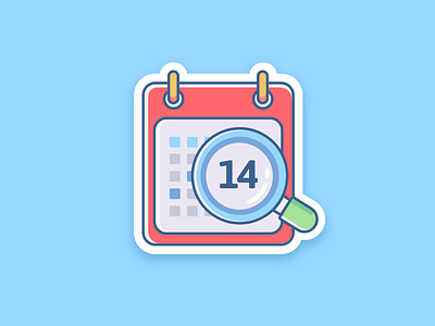 Ilustration for the new app app calendar design event illustration music