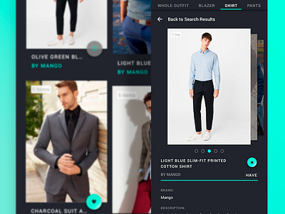 Fashiondark e commerce fashion ios material design mobile mobile design ui design ux design