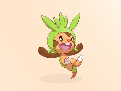 Chespin Pokemon #2 affinitydesigner ash ball cap chespin icon illustration lightning outline pikachu pokemon pokemongo