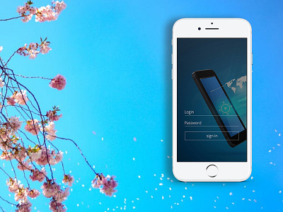 Login design iphone login mobile screen showcase ui ux