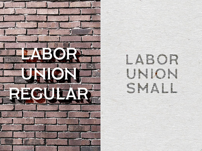 Labor Union Font Family (*Free!!!) design font fonts free freebie graphic type union