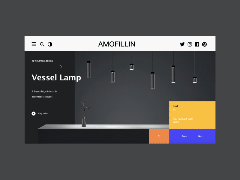 Vessel ui ux web