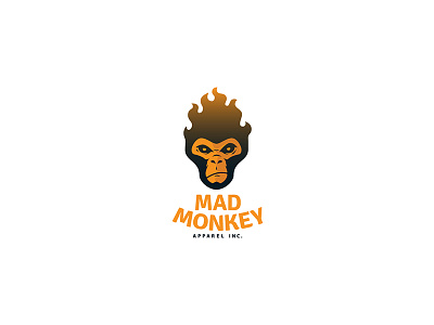 Mad Monkey angry ape burn fire furious mad monkey