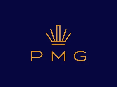 PMG / real estate / logo design architecture art deco building city crown elegant landscape logo luxury modern real estate