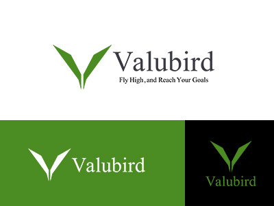 Valubird accountingfirm bird consulting green identity logo minimal