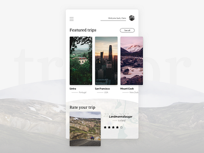 trippr ⛰ exploration redefined app exploration guide ios sketch travel trips