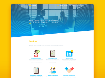 Career Development - Homepage career design home homepage interface landing page ui ui ux web website